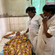 Nurses talk with a young victim of the school shooting in Kumba, Cameroon Oct. 25, 2020.